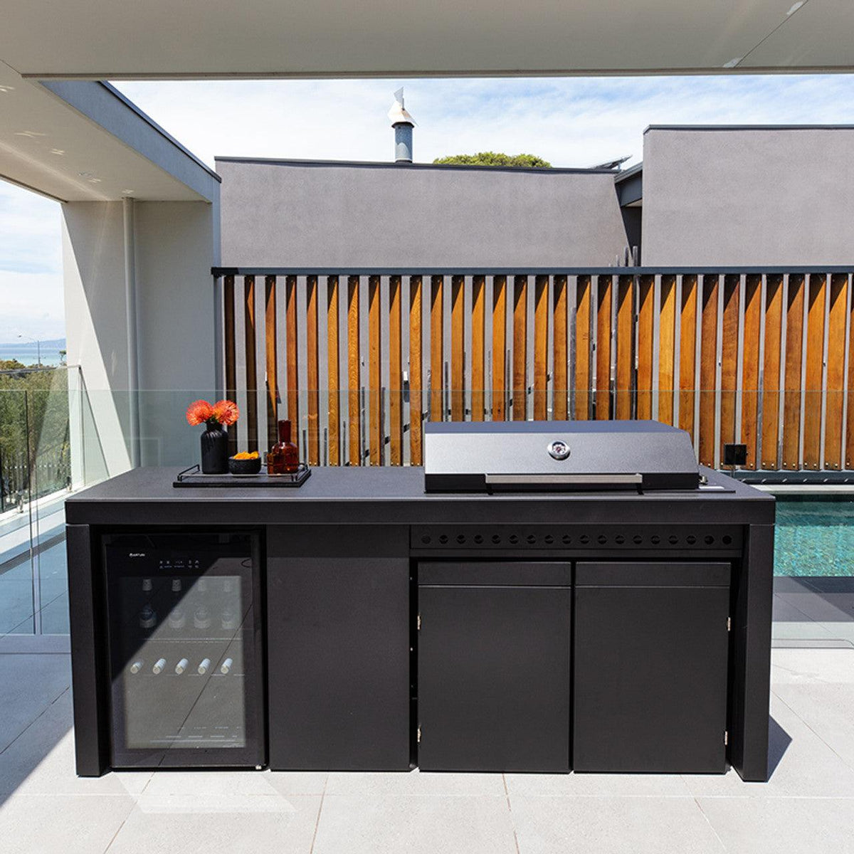 Artusi Matte Black Built-In BBQ with Hood – Joe's BBQs