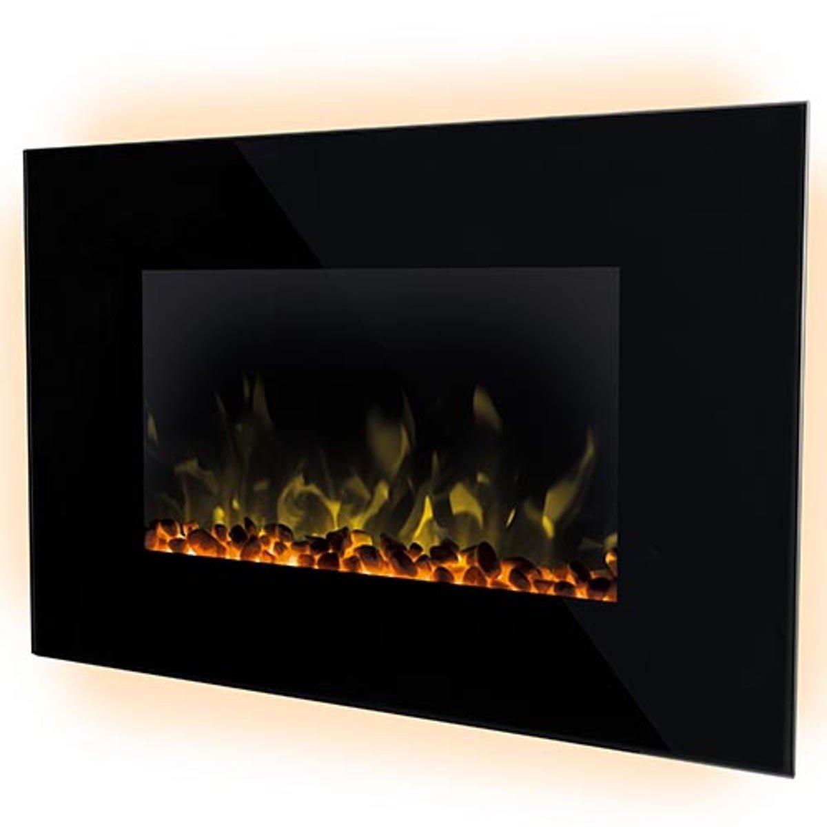 Dimplex Toluca Deluxe 2kW Optiflame LED Wall-Mounted Electric Fire - Joe's BBQs