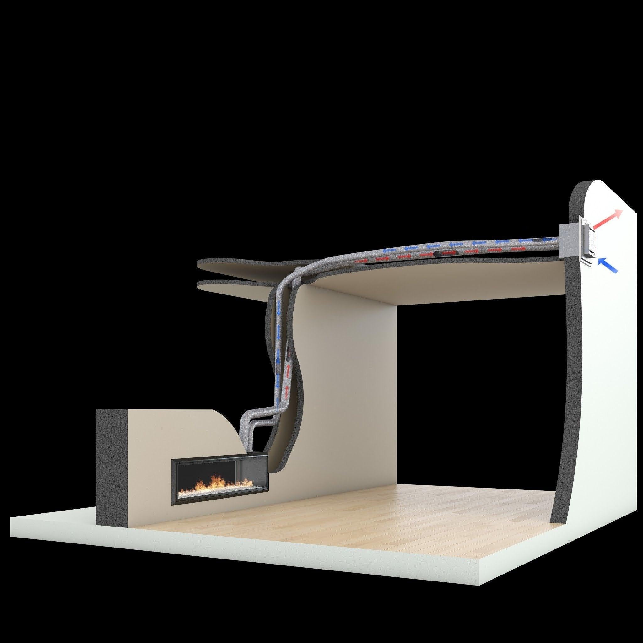 Escea DL1100 Gas Fireplace - Tucker Barbecues